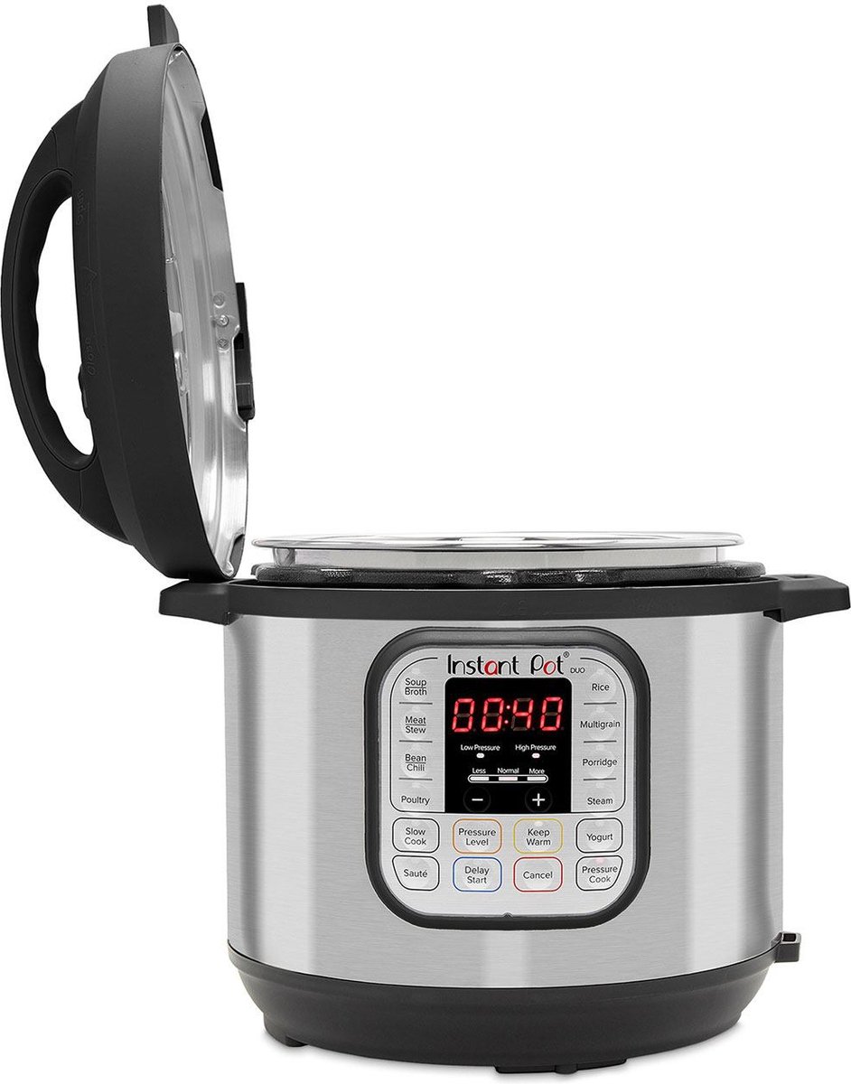 Afbeelding 2 van Instant Pot Duo 3L multicooker 7-in-1 - snelkookpan - pressure cooker - rijstkoker - slowcooker - stomer - sous-vide
