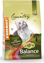 Fokker Country Balance Wild en Gevogelte Kattenvoer 2,5 kg