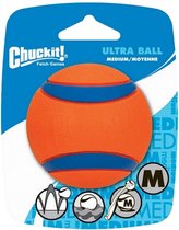 Chuckit! Ultra Ball M - Jouet pour chien - Oranje - 6,5 cm