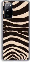 CaseCompany® - Galaxy S20 FE / S20 FE 5G hoesje - Arizona Zebra - Soft Case / Cover - Bescherming aan alle Kanten - Zijkanten Transparant - Bescherming Over de Schermrand - Back Cover