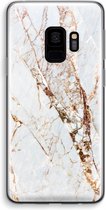 CaseCompany® - Galaxy S9 hoesje - Goud marmer - Soft Case / Cover - Bescherming aan alle Kanten - Zijkanten Transparant - Bescherming Over de Schermrand - Back Cover