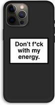 CaseCompany® - iPhone 12 Pro Max hoesje - My energy - 100% Biologisch Afbreekbaar - Duurzaam - Biodegradable Soft Case - Milieuvriendelijke Print op Achterkant - Zwarte Zijkanten - Beschermin