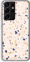 CaseCompany® - Galaxy S21 Ultra hoesje - Terrazzo N°23 - Soft Case / Cover - Bescherming aan alle Kanten - Zijkanten Transparant - Bescherming Over de Schermrand - Back Cover