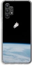 CaseCompany® - Galaxy A32 5G hoesje - Alone in Space - Soft Case / Cover - Bescherming aan alle Kanten - Zijkanten Transparant - Bescherming Over de Schermrand - Back Cover