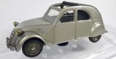 Citroën 2CV 1948 (open dak) (Grijs) (9cm) 1:43 Vitesse - Modelauto - Schaalmodel - Model auto