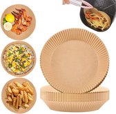 Auctic® - Airfryer Wegwerpbakjes - 30 stuks - Bakpapier - Air fryer Bakjes - Luchtfriteuse wegwerp bakjes - 180mm