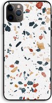 CaseCompany® - iPhone 11 Pro Max hoesje - Terrazzo N°4 - 100% Biologisch Afbreekbaar - Duurzaam - Biodegradable Soft Case - Milieuvriendelijke Print op Achterkant - Zwarte Zijkanten - Bescher