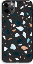 CaseCompany® - iPhone 11 Pro Max hoesje - Terrazzo N°13 - 100% Biologisch Afbreekbaar - Duurzaam - Biodegradable Soft Case - Milieuvriendelijke Print op Achterkant - Zwarte Zijkanten - Besche