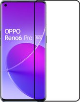 Screenprotector Geschikt voor OPPO Reno 6 Pro Screenprotector Beschermglas Full Cover - Screenprotector Geschikt voor OPPO Reno 6 Pro Screen Protector Full Cover