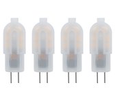 DIOLAMP Classic LED MULTIPACK 4x 12V Capsule - 2W G4 Daglicht 6000K | Vervangt 18W