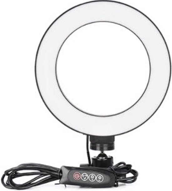 26 Cm Ringlicht Desktop Fotografie Licht Led Selfie Flash Dimbare Camera Telefoon Ring Lamp Voor Make Video Live foto Studio