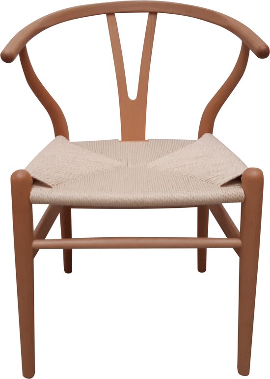 Wishbone stoel naturel Wegner Y-stoel- Y chair - -Design stoel | bol.com