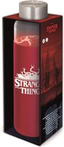 STRANGER THINGS-Next GLASS BOTTLE WITH SILICONE COVER 585 ML