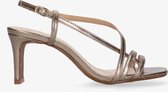 Tango | Ava 3-d gold strap carre mule - covered heel/sole | Maat: 41