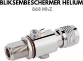 Helium Antenne Bliksembescherming / helium bliksembeveiliging - Lightning Protection - N-Female to N-Male - Lora - HNT