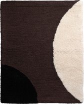 Meri-Lou Living - Wandkleed - Muurhanger - Wandhanger– Madee – 70x90 cm - Bruin - Zwart - Off white