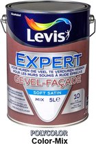 Levis Expert Gevel - Topkwaliteit Buitenmuurverf - Kleur RAL 7012 Basaltgrijs - 5 L