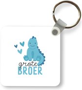 Sleutelhanger - Uitdeelcadeautjes - Grote broer - Broers - Quotes - Spreuken - Broer - Plastic