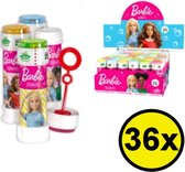 Uitdeelcadeautjes - Barbie Bellenblaas, 60ml in Display (36 stuks Barbie Bellenblaas)