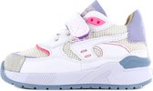 Shoesme witte sneakers met lila details
