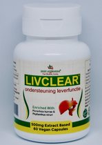 Deep Ayurveda Livclear 60 kruiden *lever* capsules, 500mg 100% biologisch