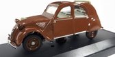 Citroën 2CV England 1953-54 (Bruin) (9,5cm) 1:43 Vitesse - Modelauto - Schaalmodel - Miniatuur auto