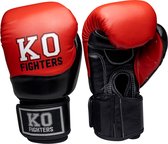 KO Fighters - Bokshandschoenen - Kickboks Handschoenen - Kickboks - Boksen - Power Punch - Rood - 14oz