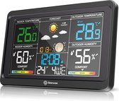 Digitale Hygrometer - Temperatuur Meter - Draadloos - Weerstation - Binnen & Buiten
