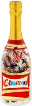 Celebrations Cadeau fles chocolade - 312 gram-  Kerst- Kerstcadeau- Champagnefles