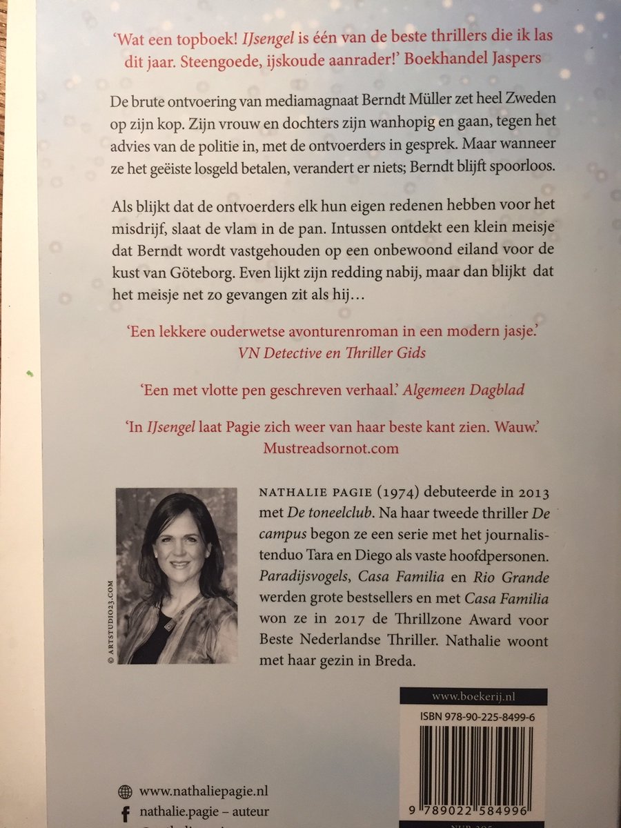 IJsengel - back cover