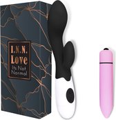 INN Love Jane Tarzan Vibrator- Seksspeeltjes - Vibrators voor vrouwen - Erotiek - Vibrator voor koppels- Seks - Bullet Vibrator - Zwart