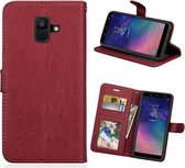 LuxeBass Hoesje geschikt voor Sony Xperia L2 - Bookcase Bruin - portemonnee hoesje - telefoonhoes - gsm hoes - telefoonhoesjes