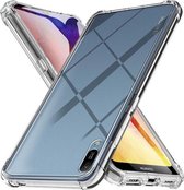 LuxeBass Hoesje geschikt voor Huawei Y6 (2019)/ Y6s 2020 Hoesje - Anti-Shock Transparant