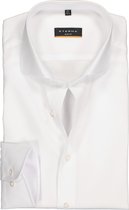 ETERNA slim fit overhemd - poplin heren overhemd - wit - Strijkvrij - Boordmaat: 41