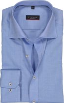 ETERNA Modern Fit overhemd - fijn Oxford heren overhemd - blauw - Strijkvrij - Boordmaat: 45