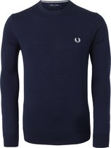 Fred Perry - Pullover K9601 Donkerblauw - XXL - Regular-fit
