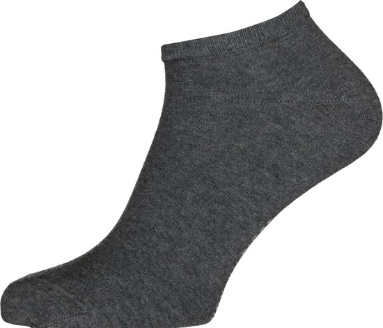 Tommy Hilfiger damessokken Sneaker (2-pack) - korte enkelsok katoen - grijs melange - Maat: