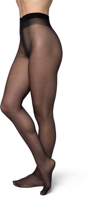 Steps panty zwart dun mat 20 Denier maat S 36-38