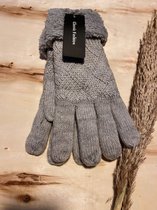 Winter Handschoenen - Dames - Verwarmde - Minimalistisch Grijs