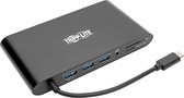 Tripp-Lite U442-DOCK1-B USB-C Laptop Docking Station with mDP, HDMI, VGA, GbE, 4K @ 30Hz, Thunderbolt 3 - USB-A, PD Charging, Black TrippLite