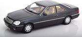 Mercedes-Benz 600 SEC C140 1992 (Zwart/Grijs) (30 cm) (Limited Edition 1 of 1500 pcs.) 1/18 KK Scale