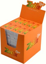 Filter Tips Zetla | 100 x 50 tips (Oranje) | Filter tips voor Lange vloei | Filter tip voor shag