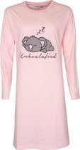 Temptation Dames Bigshirt Licht Roze TPNGD2122A  - Maten: L