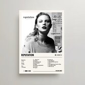 Taylor Swift Poster - Reputation Album Cover Poster - Taylor Swift LP - A3 - Taylor Swift Merch - Muziek