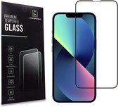 Smartphonica iPhone 13 Pro Max full cover tempered  glass screenprotector van gehard glas met afgeronde hoeken