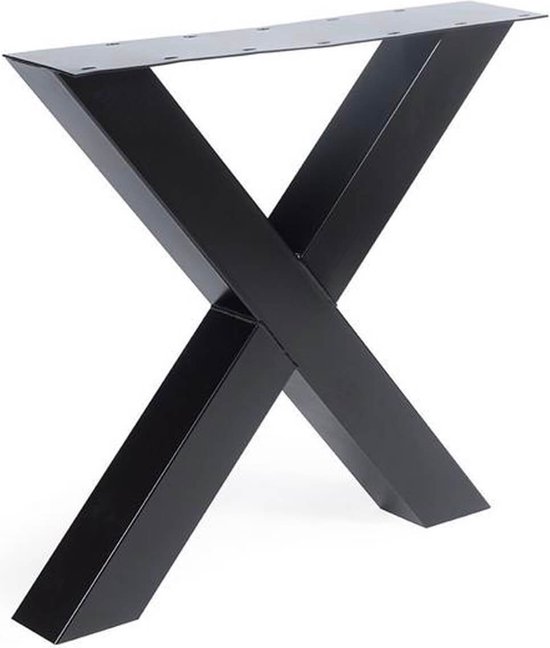 Pied de table en acier modèle X | Pied de table en métal | Tables de base  modèle X |... | bol