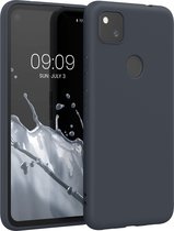 kwmobile telefoonhoesje voor Google Pixel 4a - Hoesje voor smartphone - Back cover in bosbesblauw