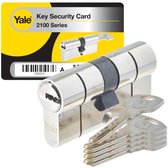 YALE losneembare slotcilinder - voor exterieur / toegangsdeur - 10 pins - 5 sleutels - 30 x 40 mm