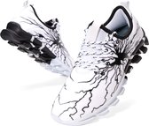 Geweo Chaussures de Chaussures de sport pour homme - Chaussures de fitness - Baskets de jogging pour Athlétisme - Wit - Taille 37