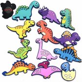 magneten Dino 12 stuks koelkast whiteboard